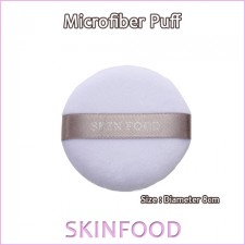 [SKIN FOOD] SKINFOOD ★ Big Sale 50% ★ Microfiber Puff 1ea / Size Diameter 8cm / 2,500 won()